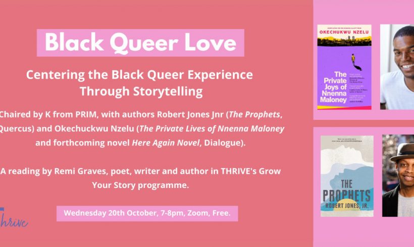 THE PROPHETS VIRTUAL BOOK TOUR: THRIVE: Centering the Black Queer Experience in Storytelling